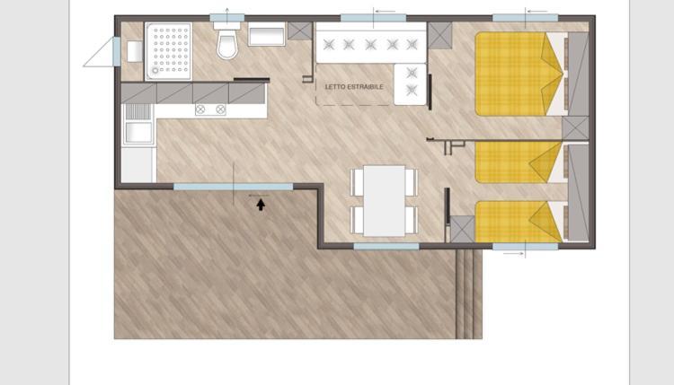 Casa Mobile Gustocamp A Caorle Hotell Exteriör bild